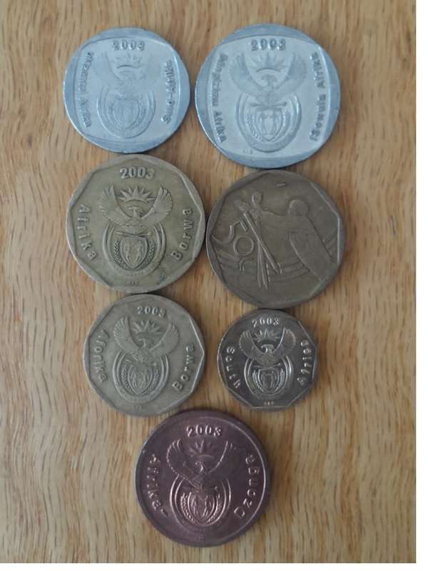 (2003 Coat of Arms.5c.10c.20c.50c.R1) R35