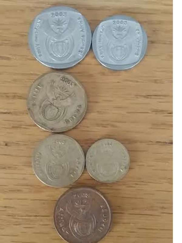 (2003 Coat of Arms.5c.10c.20c.50cX1.R1) R25