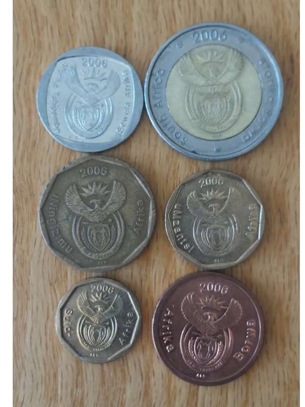 (2006 Coat of Arms.5c.10c.20c.50c.R1.R5) R30
