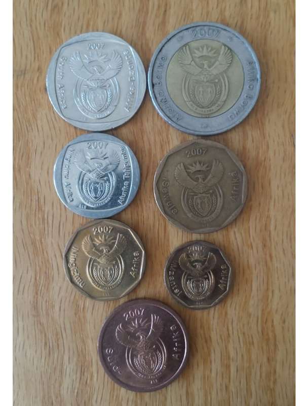 (2007 Coat of Arms.5c.10c.20c.50c.R1.R2.R5) R35
