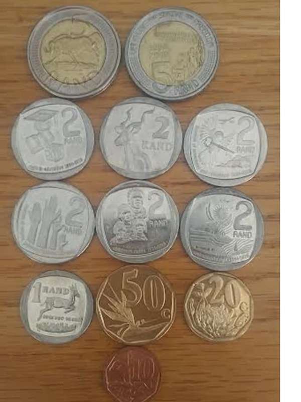 (2019 Coat of Arms.10c.20c.R50.R2X6.R5X2 ) R190