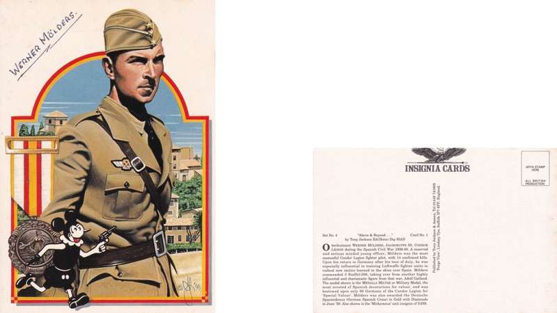 Spanish Insignia Card, Tony Jackson. W Molders