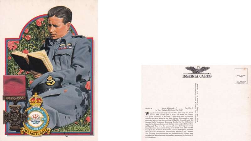 Royal Air Force Insignia Card, Tony Jackson. G Gibson.