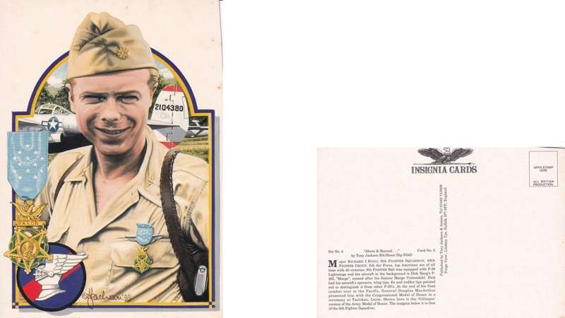 Insignia Card, Tony Jackson. R I Bong