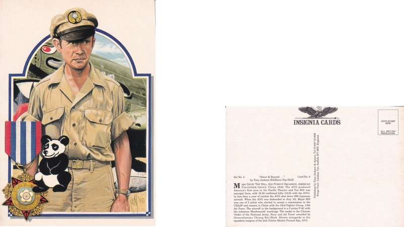 Insignia Card, Tony Jackson. D T Hill