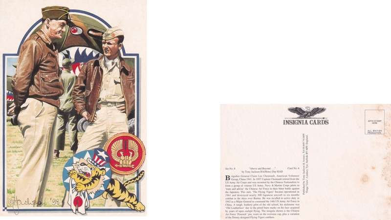Insignia Card, Tony Jackson. C L Chennault