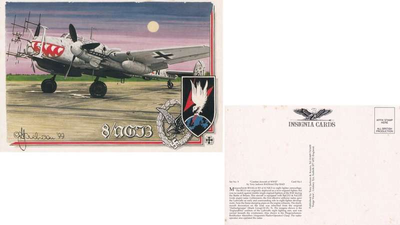Insignia Card, Tony Jackson. BF110G-4