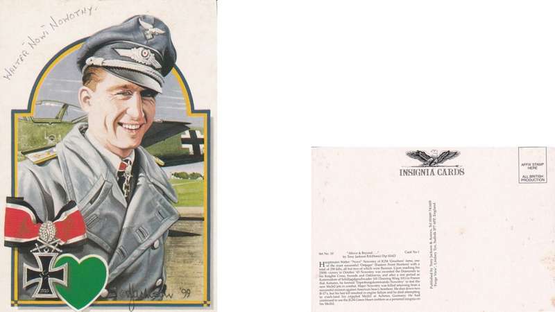 Insignia Card, Tony Jackson. Walter Now Nowothy