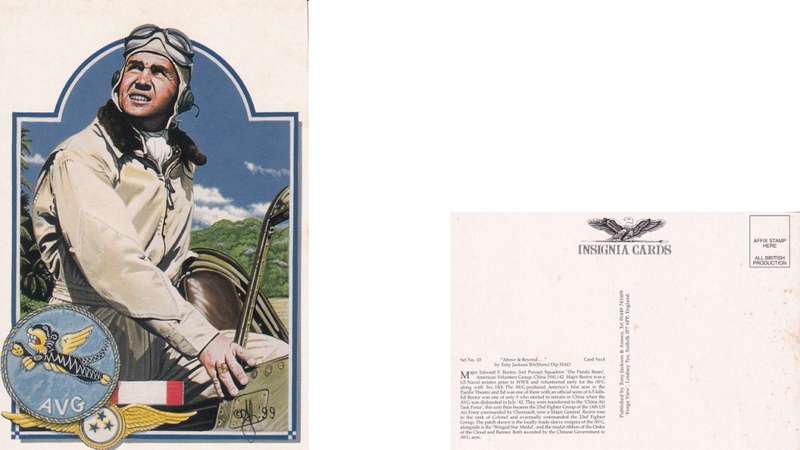 Insignia Card, Tony Jackson. EF Rector