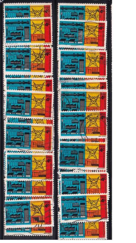1973 South Africa 4c 50th Anniv of Escom. .90c