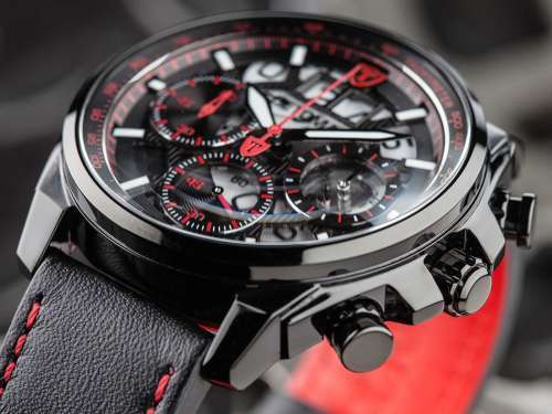 *GERMAN MOTORSPORT WATCH* DETOMASO Livello Skeleton F1 Germany Racing Team Munchen BRAND NEW