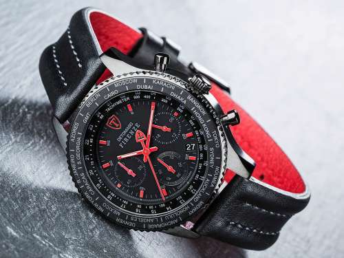 DETOMASO ITALIA FIRENZE WORLD GP CHRONO HEIDFELD TEAM WATCH