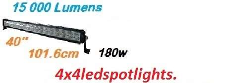 180w Led Bar with Large Reflective cones for better performance