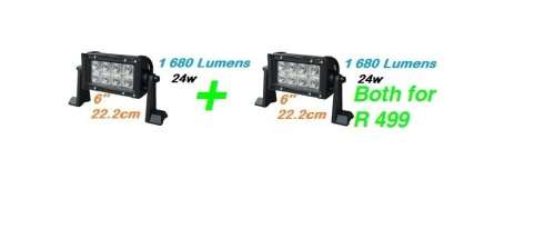 2 x 24w Led bar