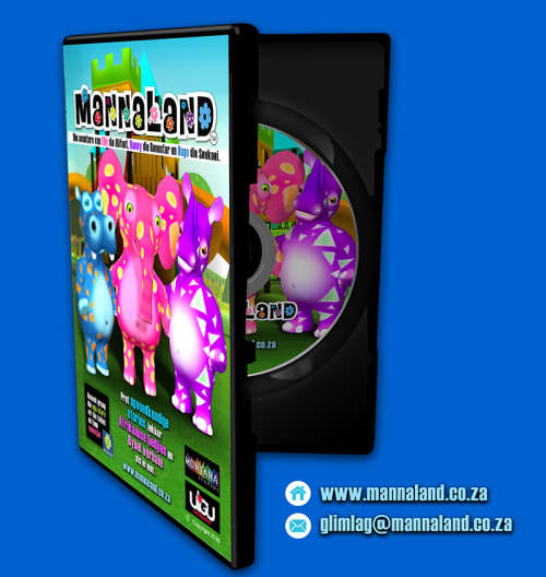 Nuwe Afrikaanse Christelike kinder 3D animasie DVD reeks: Mannaland