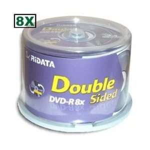 RIDATA DVD-R 8X DOUBLE SIDED 9.4 GB PACK 0F 25 DVD`S **Reduced to clear**