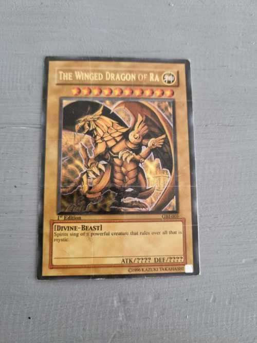 Yu-Gi-Oh Trading Card - 1st Edition - The Winged Dragon Of Ra GBI-003 (Ultra Rare)