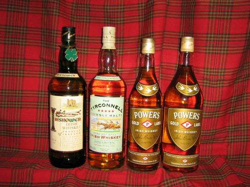 4 X BOTTLES OF IRISH WHISKEY