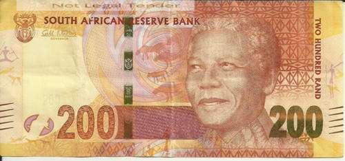 New Series "AA0194668E" R200 Mandela Slightly Circulated
