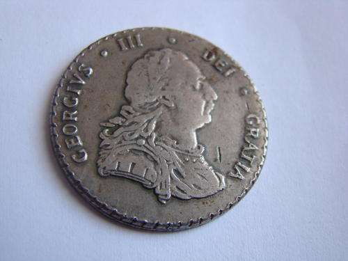 1787 Silver Shilling George III Van Riebeeck Replica coin