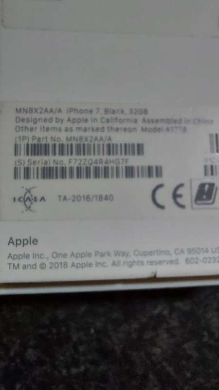 Iphone 7  32gb Excellent condition