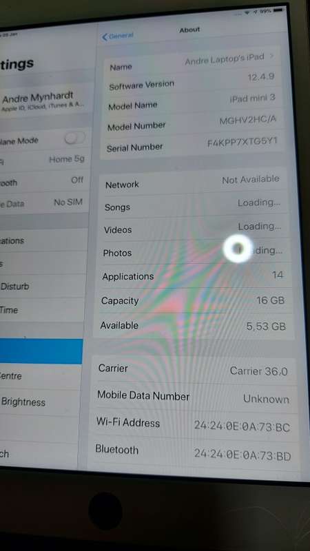 IPad Mini 3 16gb LTE and WiFi