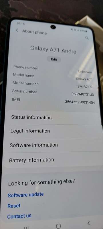 Samsung A71. 128gb As good as new