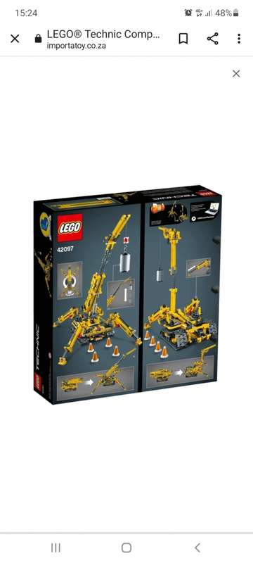 LEGO® Technic Compact Crawler Crane!  