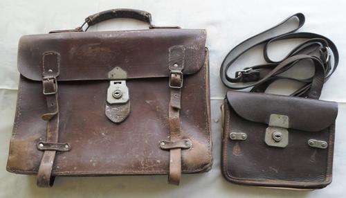 2 Old leather cases