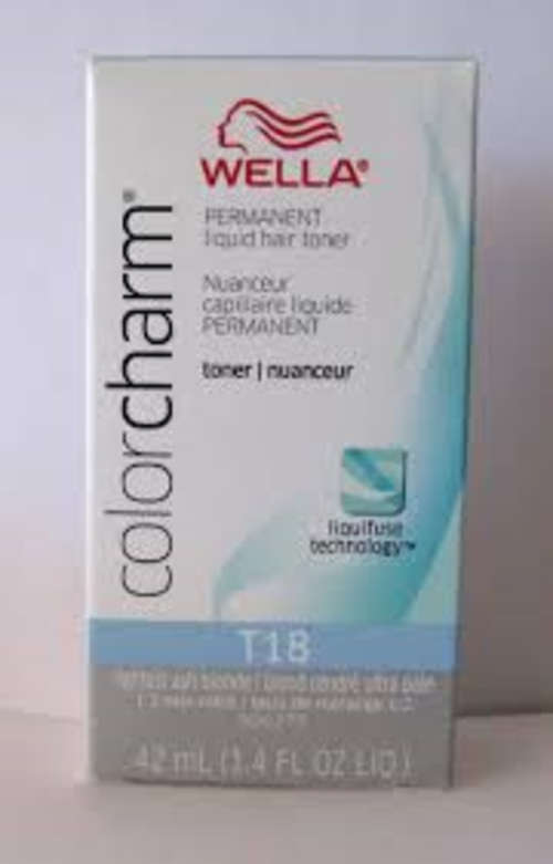 Wella colour charm - T18 Lightest Ash Blonde (white lady)