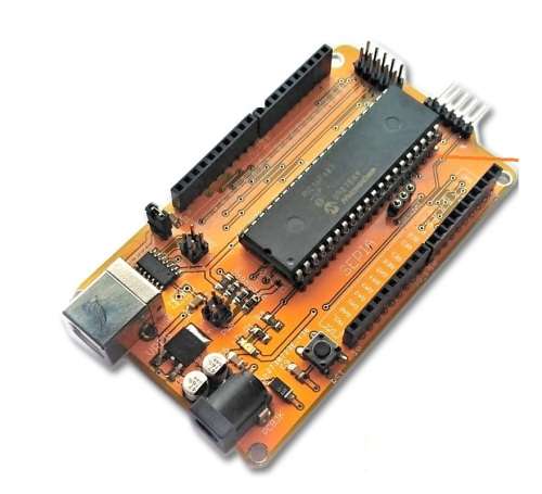 PIC18F45K22 Development Board - RADIX SEPIA