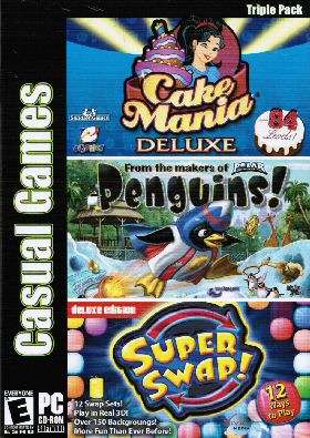 cake mania/penguins & super swap triple pack