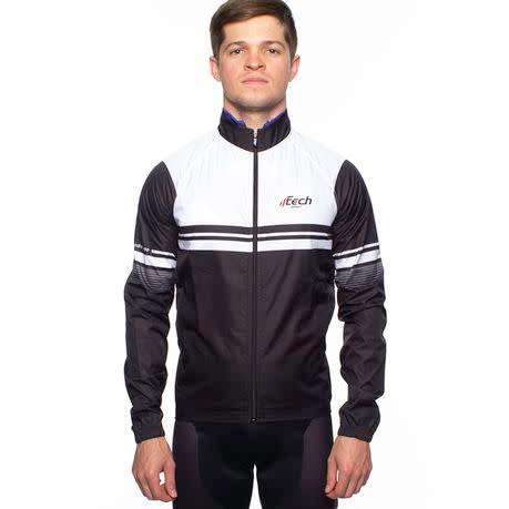 FTECH Unisex Classic Wind Jacket Black/White XS