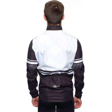 FTECH Unisex Classic Wind Jacket Black/White XS