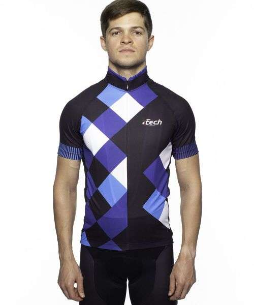 FTech Cobbles Hydrofit Jersey - Blue 2XS