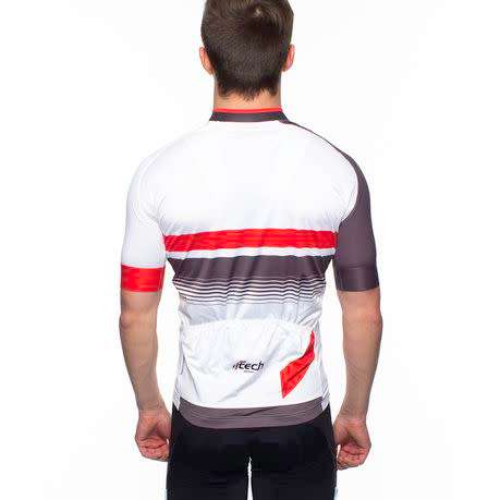 FTech Cycling Asymetric airfit jersey - white - Small