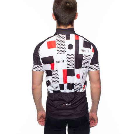 Ftech Unisex Urban Hydrofit Jersey - Black red XS