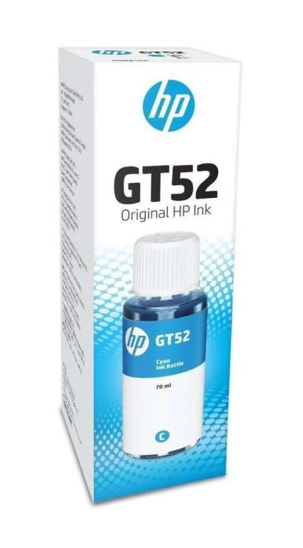 HP GT52 Cyan Ink Bottle