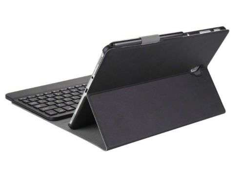 TUFF-LUV Keyboard Cover Case for Galaxy Tab S4 T830 10.5` Black