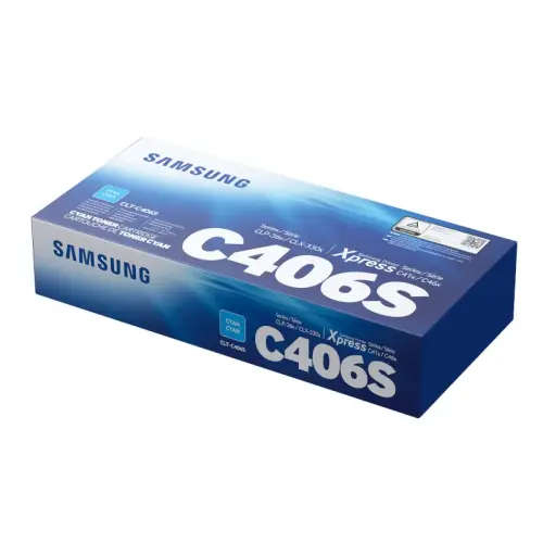Samsung CLT-C406S Cyan Toner Cartridge - Original