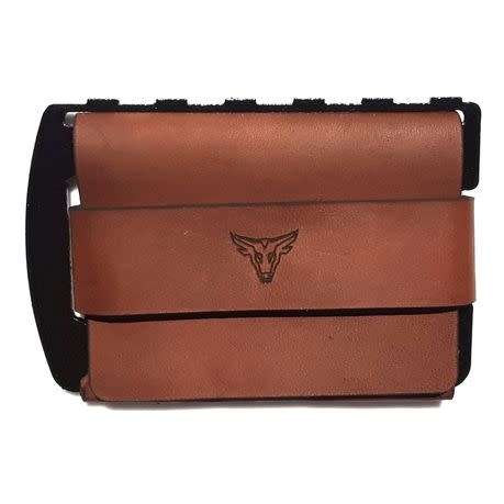 Genuine Leather Mens Card wallet with Money Clip