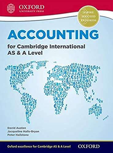 Accounting for Cambridge International AS and A Level Student Book - Softcover