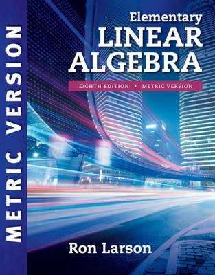 Elementary Linear Algebra, International Metric Edition - Paperback