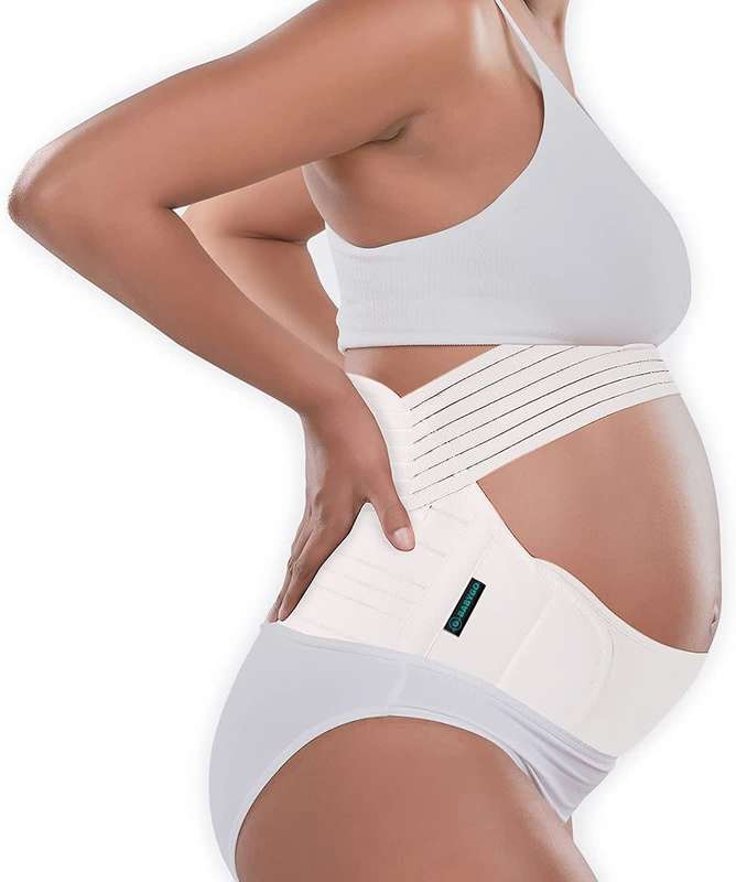 Pregnancy Belt - Maternity Support Brace - 4 in 1 Back & Belly Band - 2XL