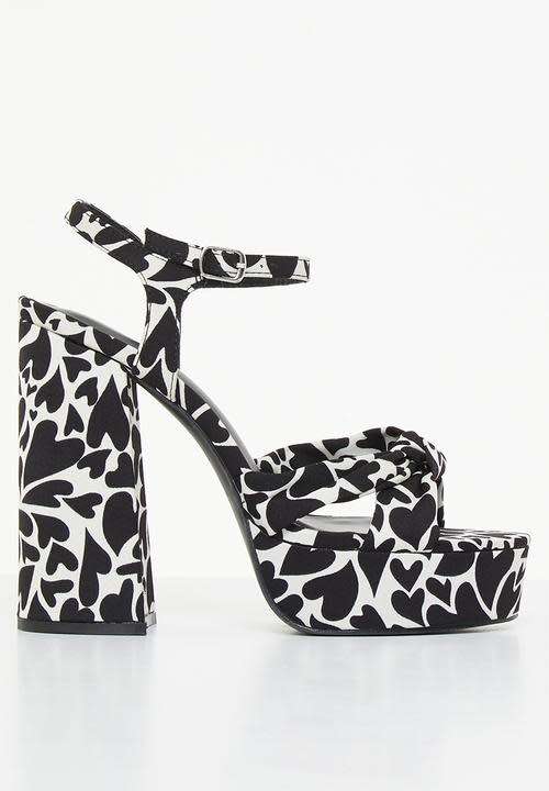 SUPERBALIST Alondra ankle strap platform heel - black
