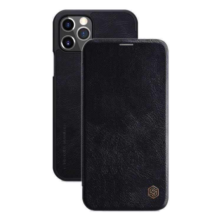 Nillkin Qin Series Leather Card Cover for Apple iPhone 12 Pro MAX (Black)