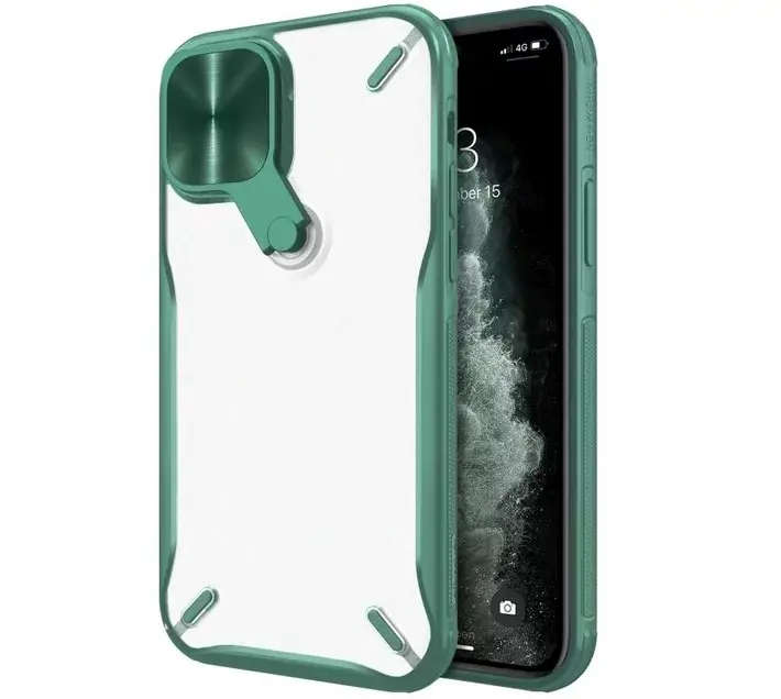 Nillkin Cyclops Series Cover for Apple iPhone 12 Mini 5.4 (Green & Clear)