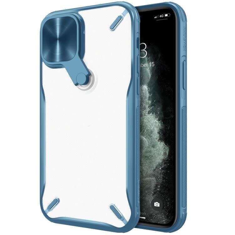 Nillkin Cyclops Series Cover for Apple iPhone 12 Mini 5.4` (Blue & Clear)