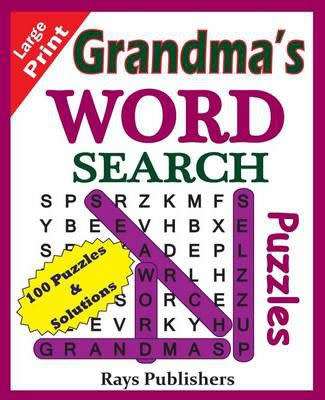 Grandma`s Word Search Puzzles  - Paperback