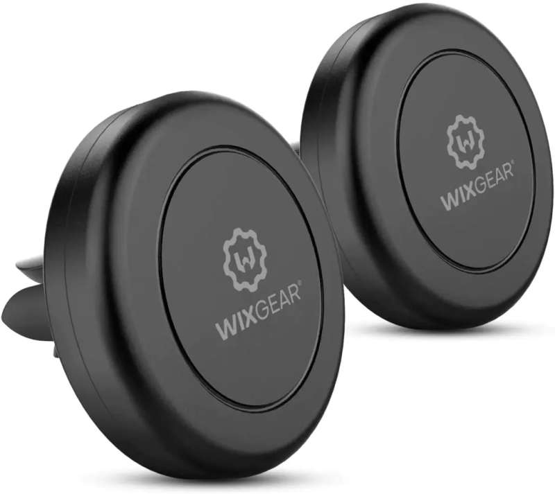Wizgear Magnetic Car Phone Mount [2 Pack] Universal Air Vent Magnetic Phone Car Mount Phone Holder